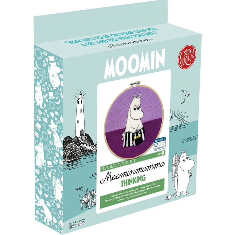 Moomin Needle Felting Kit - Mamma Thinking