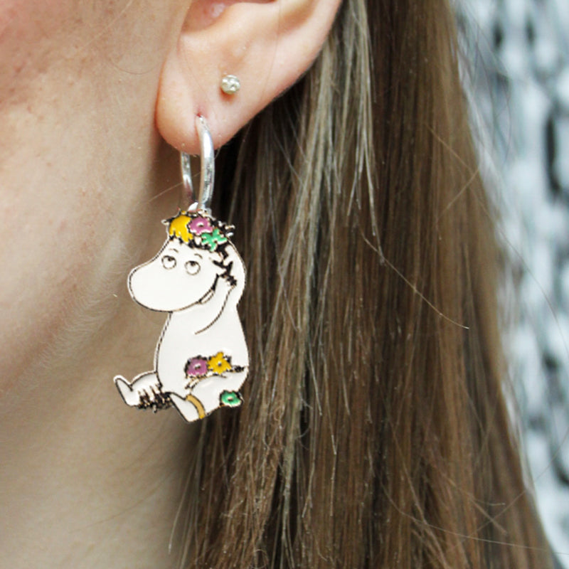 Moomintroll & Snorkmaiden Enamel Earrings