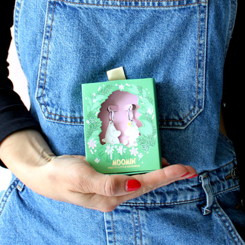 Moomintroll & Snorkmaiden Enamel Earrings