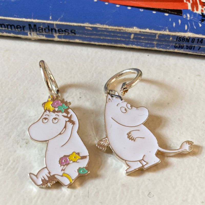 Moomintroll & Snorkmaiden Enamel Earrings