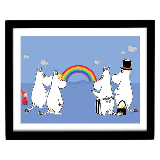 Moomin Art Print - Rainbow
