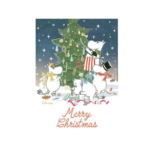 Moomin Christmas Card - Christmas Tree