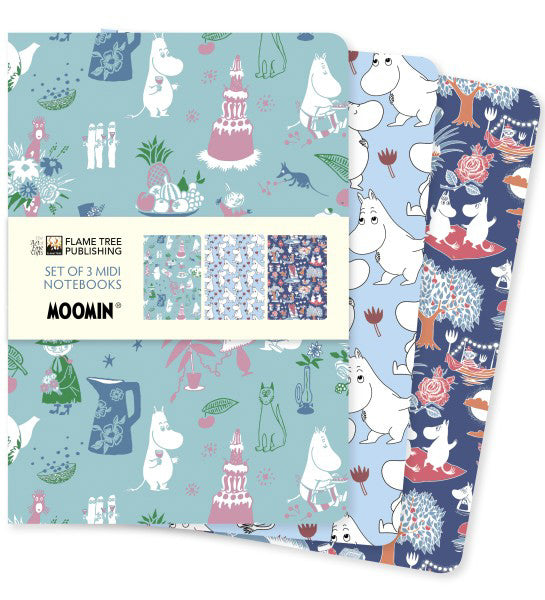 Moomin Classics Set Of 3 Midi Notebooks
