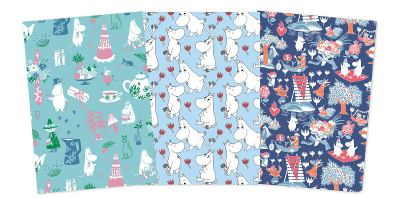 Moomin Classics Set Of 3 Midi Notebooks