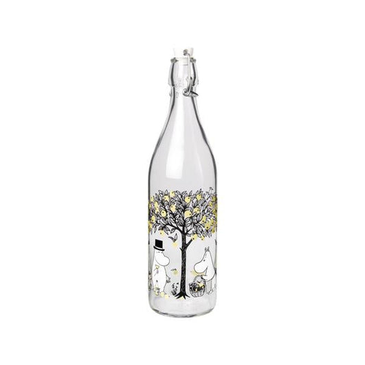 Moomin Glass Bottle - Apples (1l)
