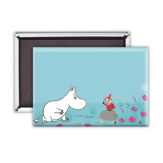 Moomin Magnet - Moomin & Little My, Blue