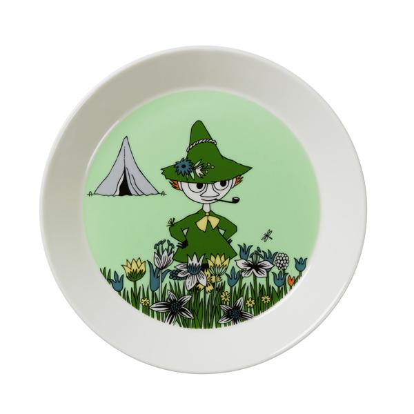 Moomin Plate - Snufkin, Green