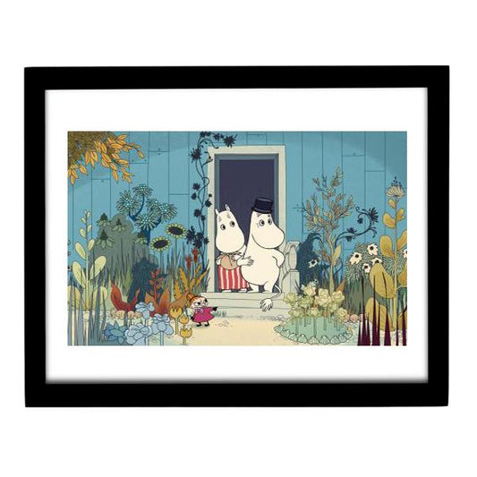 Moomins on the Riviera Art Print - Doorstep