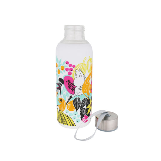 Moomin Glass Bottle - Papaya