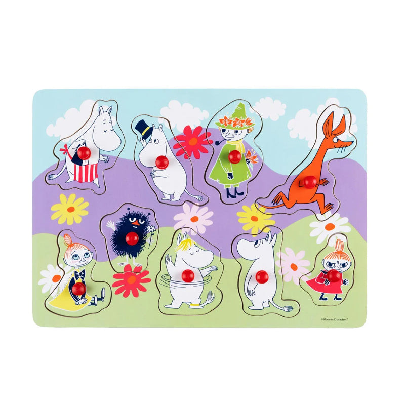 Moomin Peg Puzzle - Spring