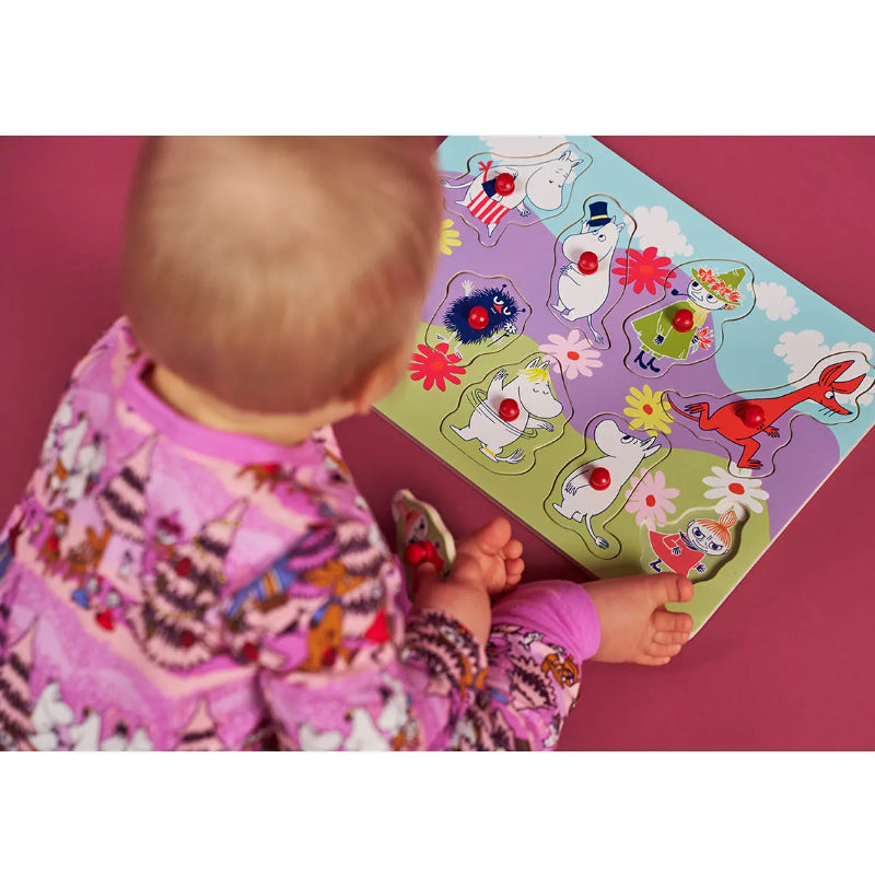 Moomin Peg Puzzle - Spring