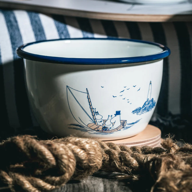 Moomin Enamel Bowl - Sailors (6dl)