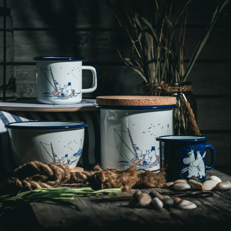Moomin Enamel Bowl - Sailors (6dl)