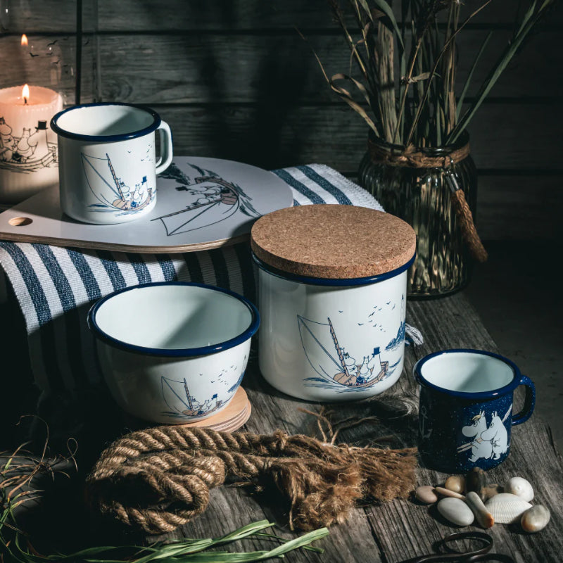 Moomin Enamel Bowl - Sailors (6dl)