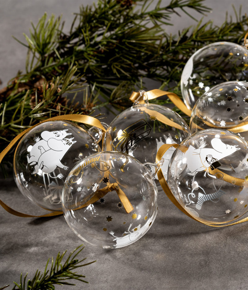 Moomin Christmas Bauble - Stars Set of 3