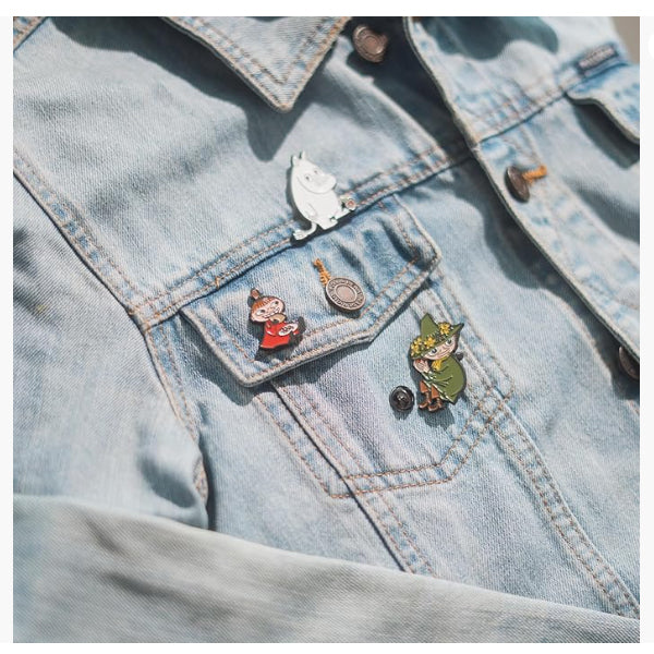 Set Of 4 Enamel Moomin Pins