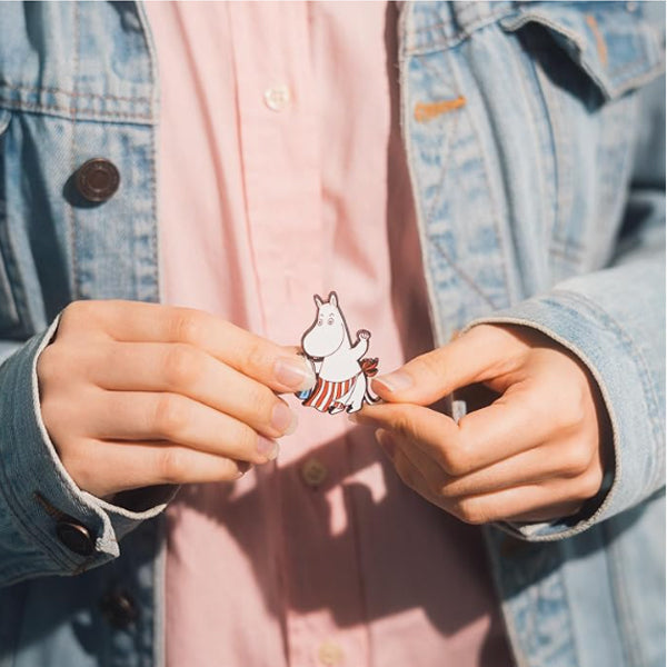 Set Of 4 Enamel Moomin Pins