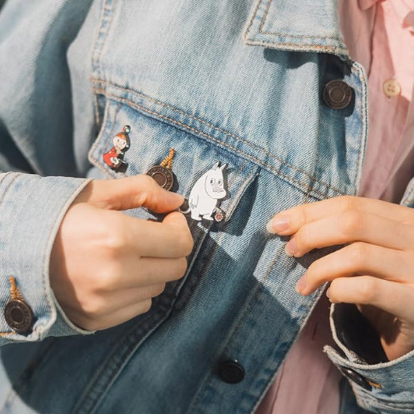 Set Of 4 Enamel Moomin Pins