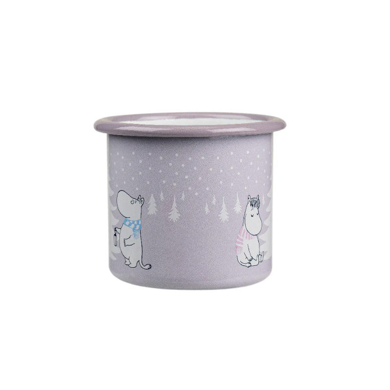 Moomin Enamel Mug - Snowfall (2.5dl)