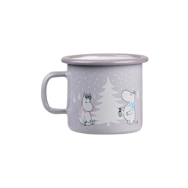 Moomin Enamel Mug - Snowfall (2.5dl)