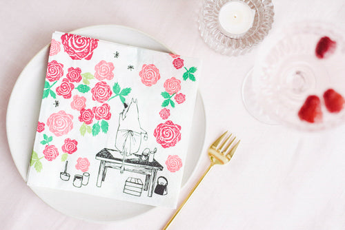 Moomin Paper Napkins - Moominmamma's Mural